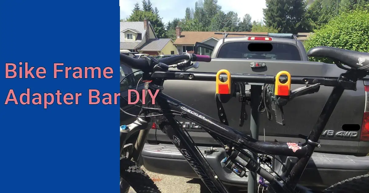Bike frame adapter bar DIY